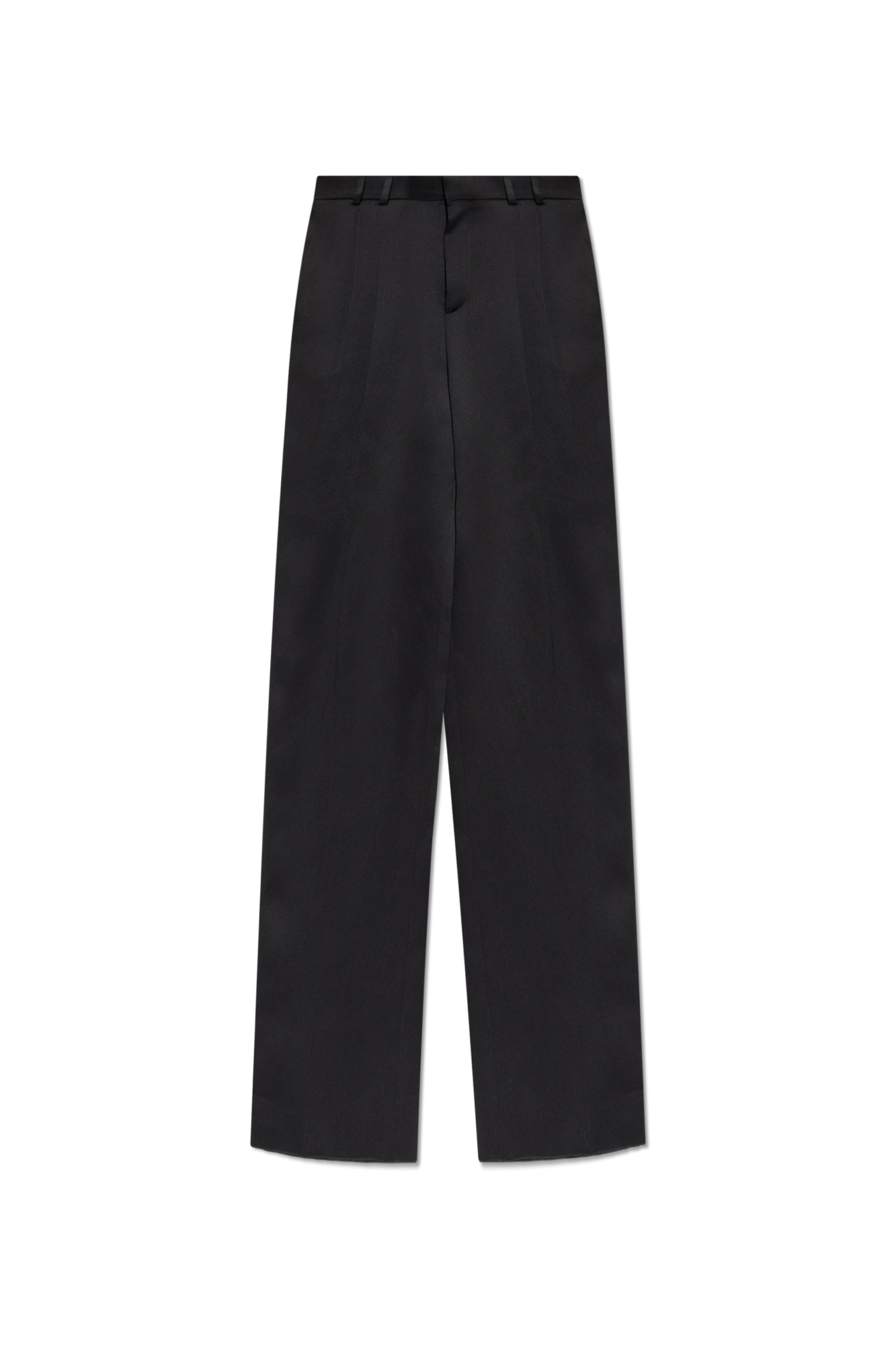 パンツ SAINT LAURENT Black Silk Pant Saint Laurent Men's Fluid Silk Trousers | Neiman Marcus